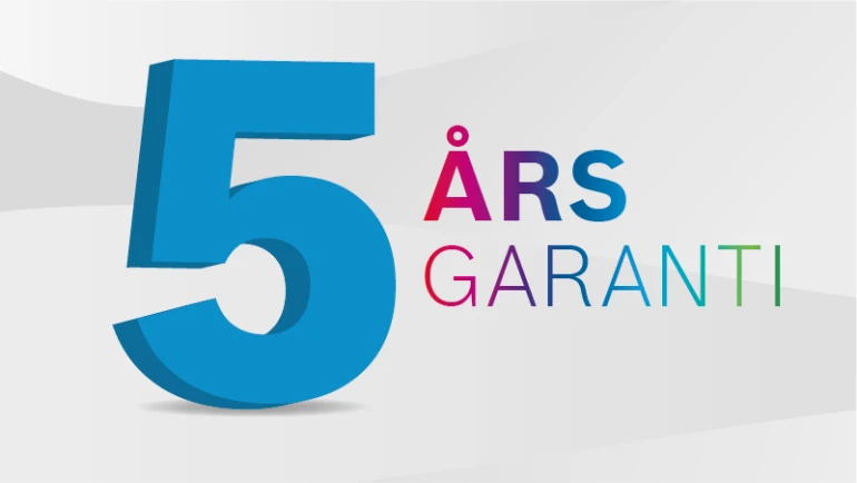 5 års garanti