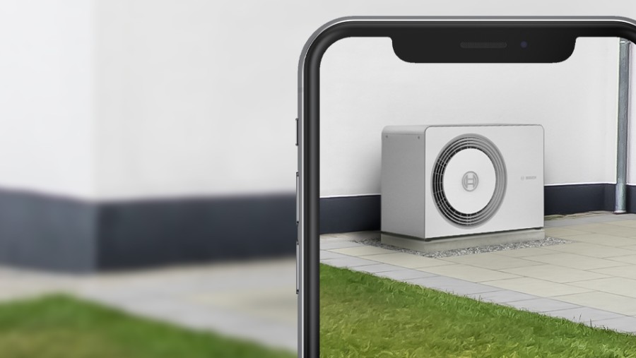 Simulador 3D bombas de calor Bosch