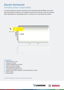 Ficha Técnica Elacell Horizontal Ficha Técnica Elacell Horizontal