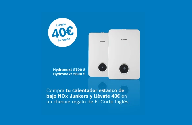 Calentadores Hydronext Junkers