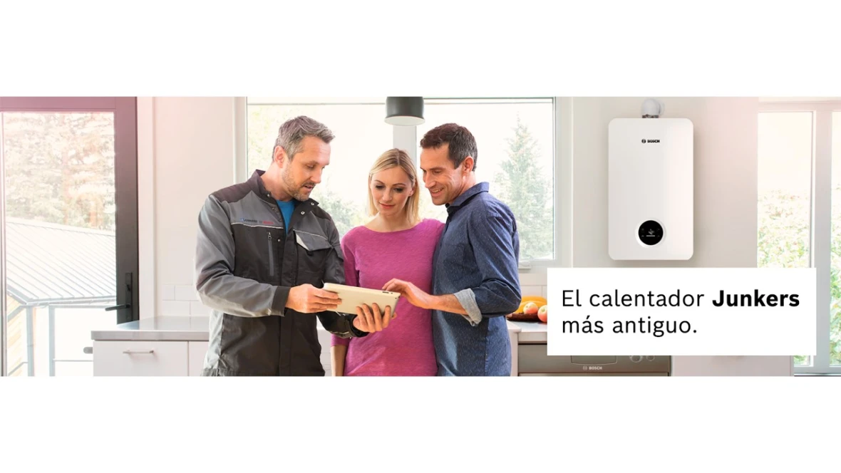 El calentador Junkers más antigua