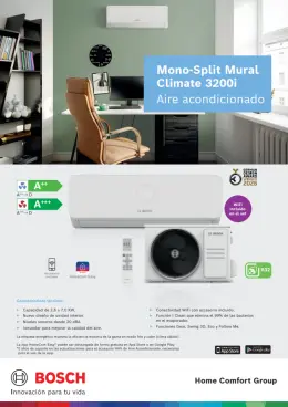 Ficha técnica Bosch Climate 3200i