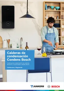 Catalogo calderas condensacion Bosch