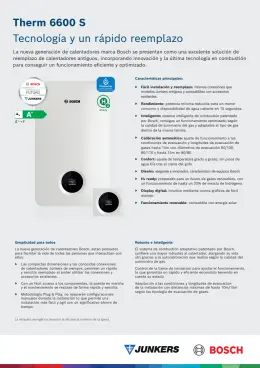 Ficha Técnica Therm 6600 S