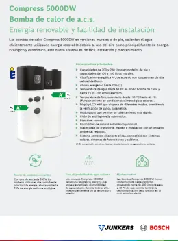 Ficha Técnica Compress 5000 DW