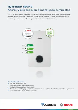 Ficha Técnica Hydronext 5600 S