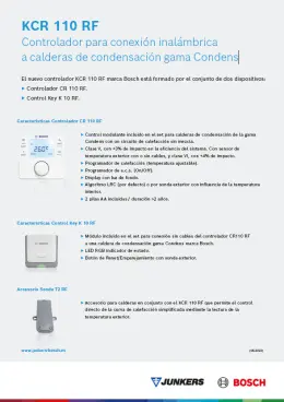 Ficha Técnica KCR 110 RF