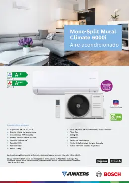 Ficha tecnica_AC MonoSplit_Mural Climate 6000i_JUBO_España