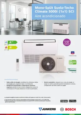 Ficha tecnica_AC MonoSplit_SueloTecho 5000i_JUBO_España
