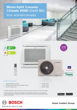 Ficha tecnica_AC MonoSplit_Consola 5000i_JUBO_España
