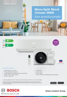 Ficha tecnica_AC MonoSplit_Mural Climate 3000i_JUBO_España