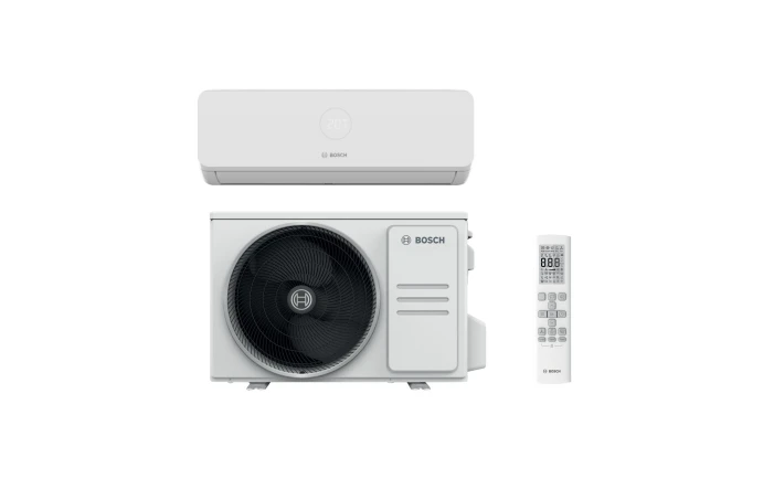 Bosch Climate 7100i ilmalämpöpumpun sisäyksiköt, valkoinen, hopea ja musta
