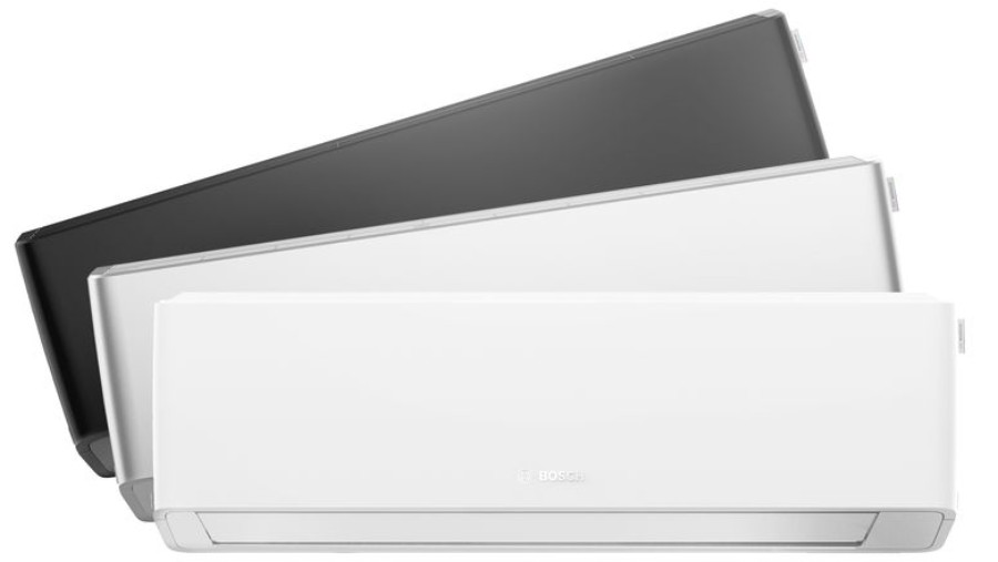 Bosch Climate 7100i ilmalämpöpumpun sisäyksiköt, valkoinen, hopea ja musta