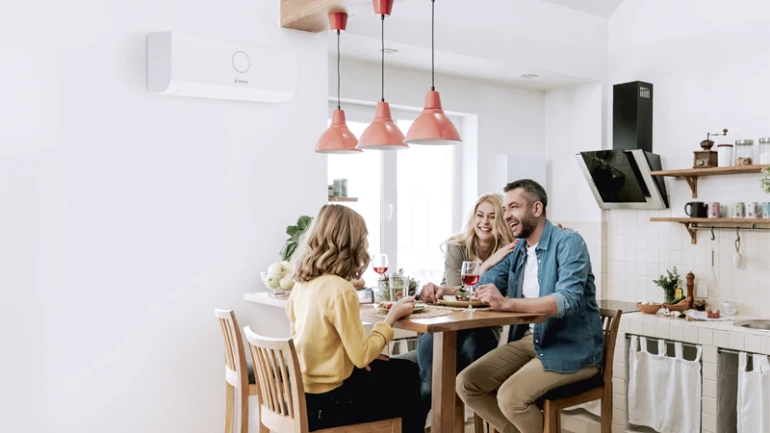 Climatisation Bosch Climate 3000i dans la cuisine