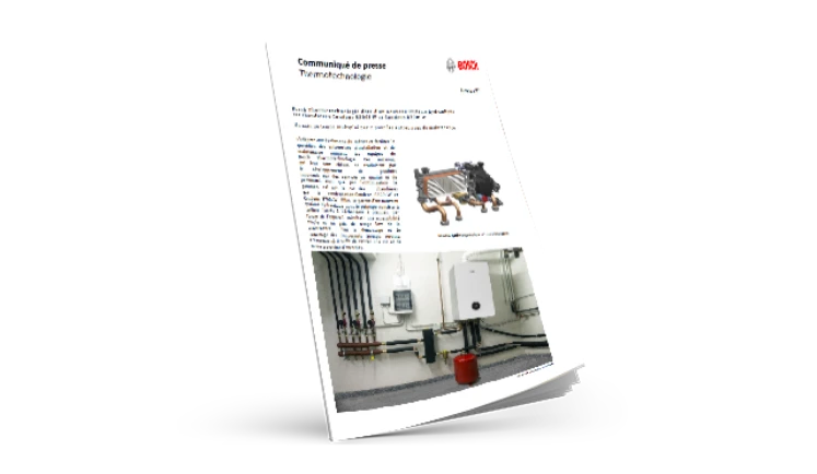 Lire le Communiqué de Presse du nouveau système hydraulique des chaudières Condens 8300i W et Condens 8700i W de Bosch