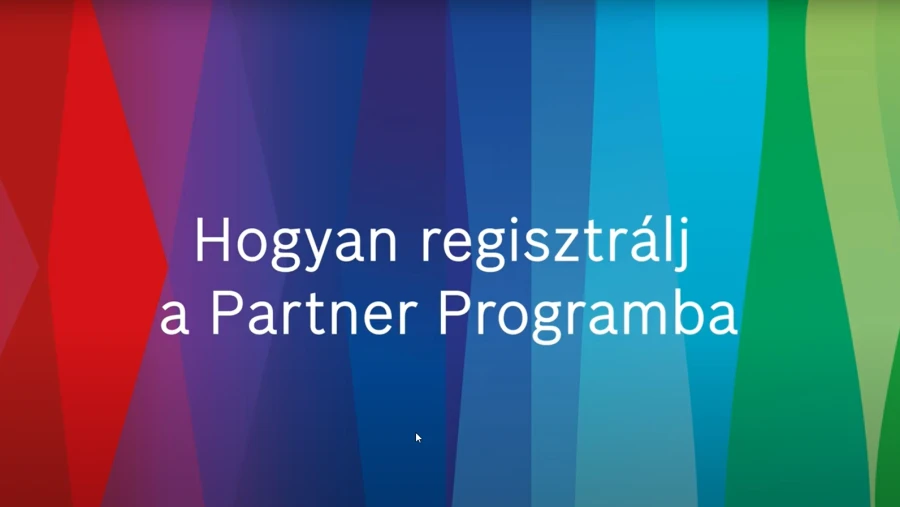 Bosch Partner Program belépés
