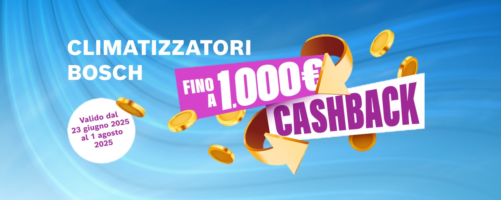 Promozione cashback climatizzatori Bosch Promozione cashback climatizzatori Bosch