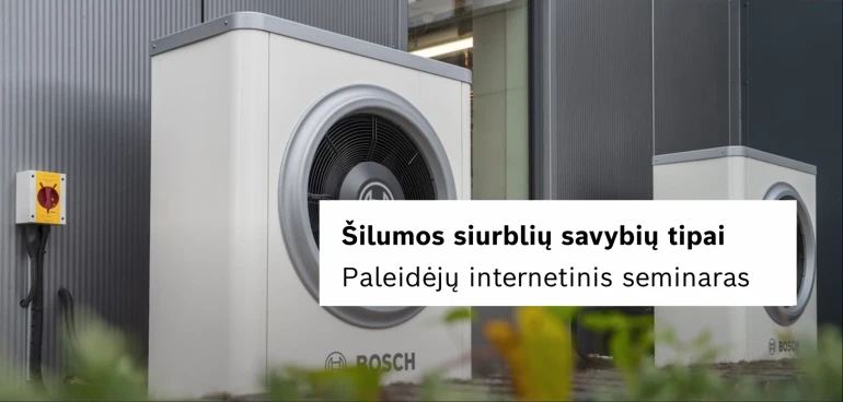 Šilumos siurblių savybių tipai
