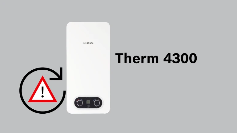 Svarbus saugos pranešimas - Bosch Therm 4300 (14 L ir 14 LR)