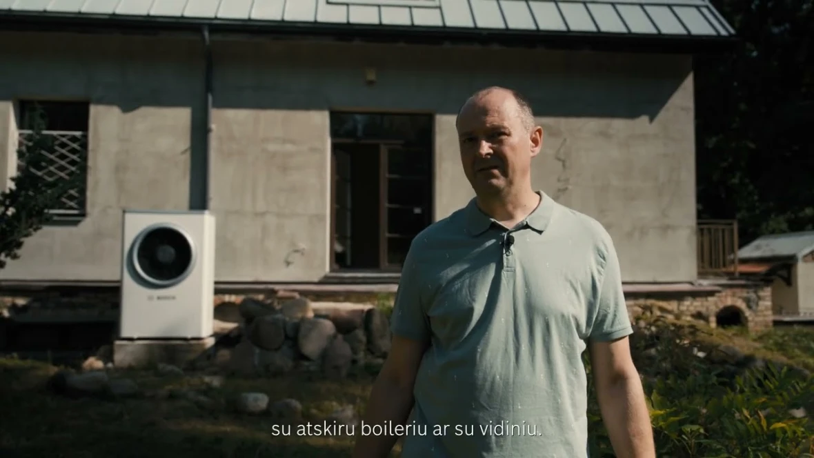 "Bosch" šilumos siurbliai: Viktoro istorija