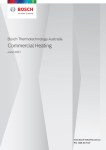 Commercial Heating Brochure Commercial Heating Brochure