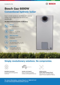 Bosch Gaz Flyer Bosch Gaz Flyer