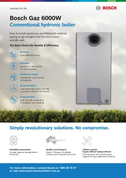 Bosch Gaz Flyer