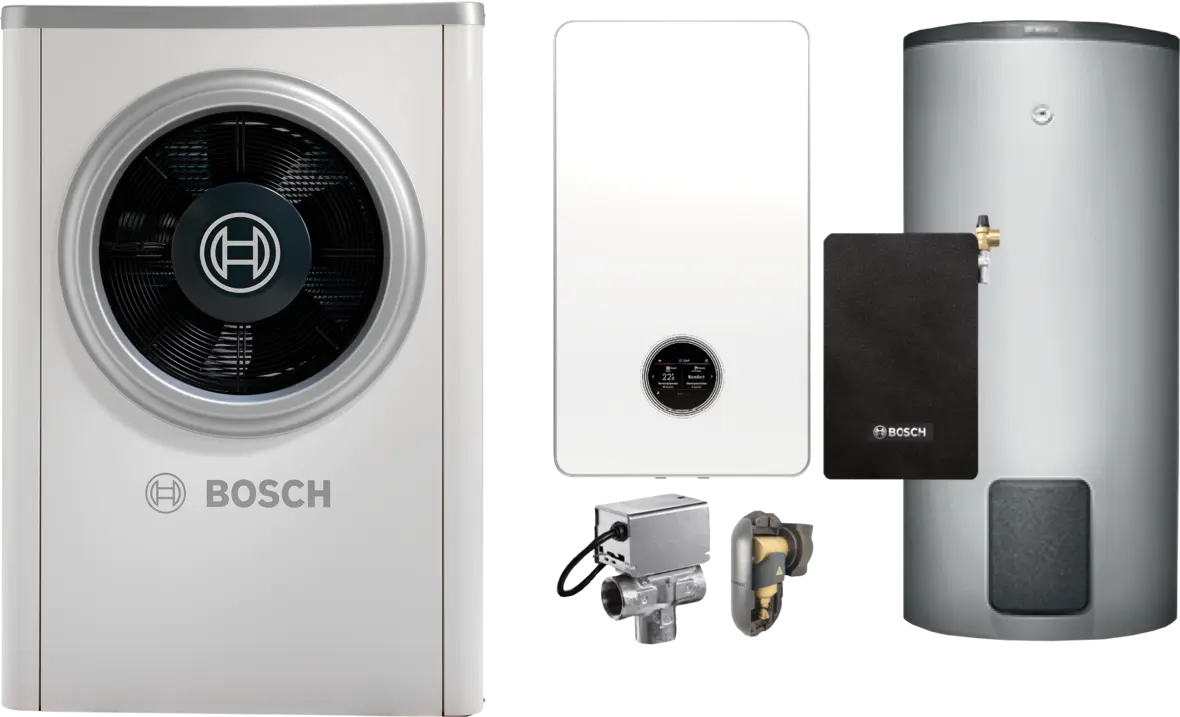 Gas-Brennwert Hybrid: Condens 7800i W mit Luft-Wasser-Wärmepumpe