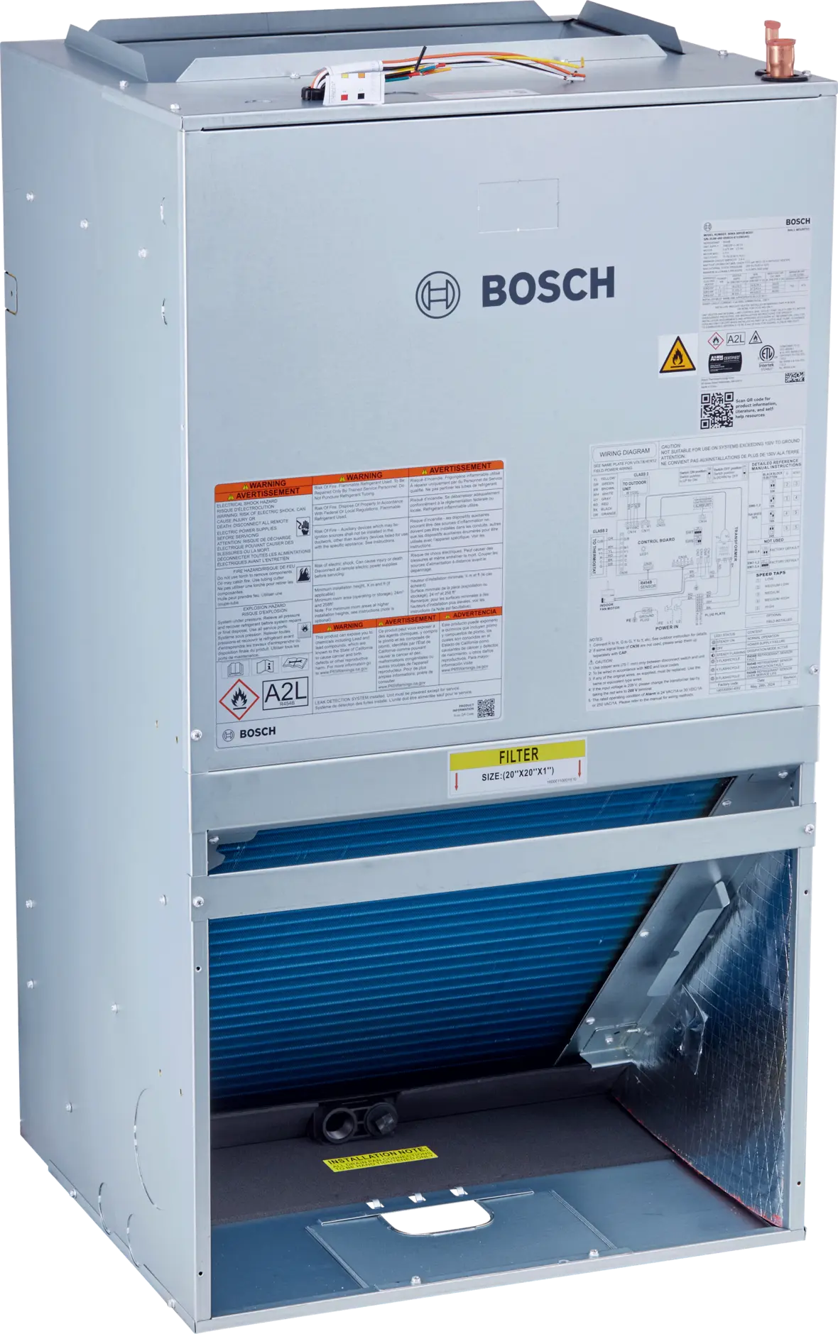 Unité de traitement d'air murale compacte BIWA16 (version R-454B)