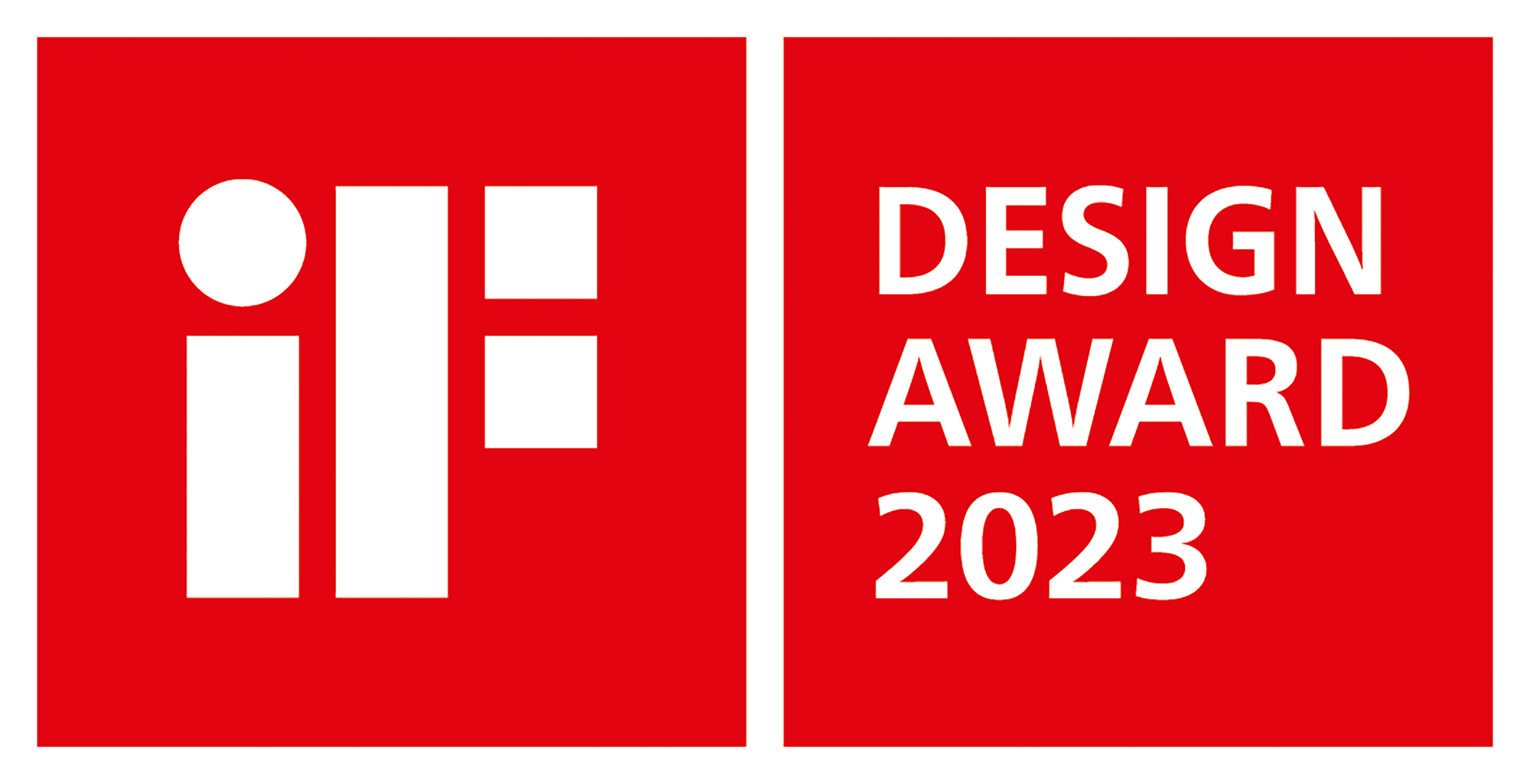 Auszeichnungs-Siegel für den Bosch Air 4000 Luftreiniger: iF Design Award 2023.