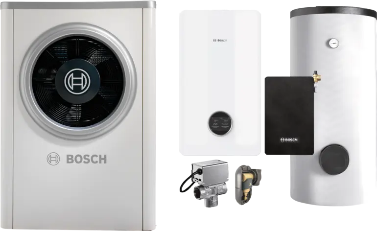 Gas-Brennwert Hybrid: Condens 5800i W mit Luft-Wasser-Wärmepumpe