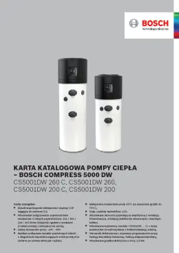 Karta kataloowa Bosch Compress 5000 DW