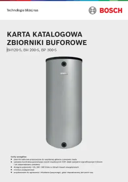Zbiorniki buforowe BH