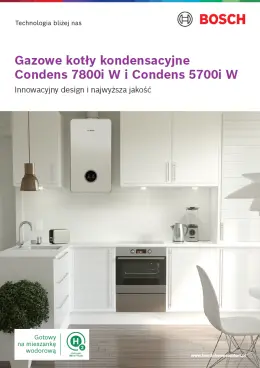 Gazowe kotly kondensacyjne Condens 7800i W &amp; Condens 5700i W