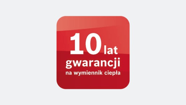 10 lat gwarancji na wymiennik