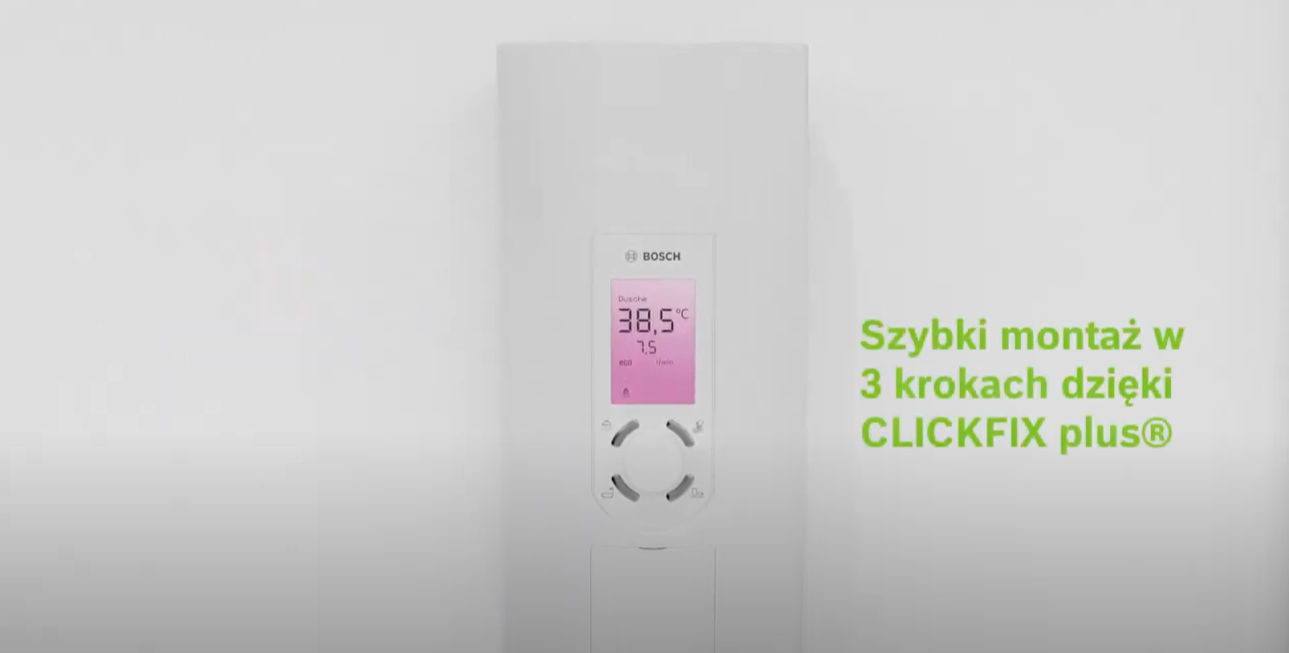 Elektryczne podgrzewacze przepływowe trójfazowe Bosch Tronic
