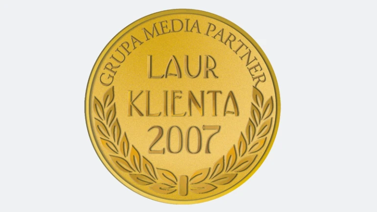 2007 rok - Zloty Laur Klienta