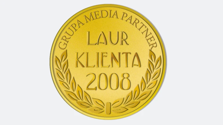 2008 rok - Zloty Laur Klienta