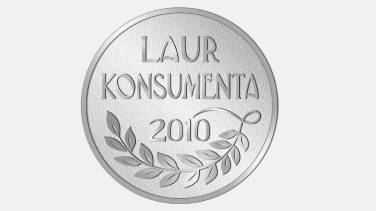 2010 rok - Srebrny Laur Konsumenta