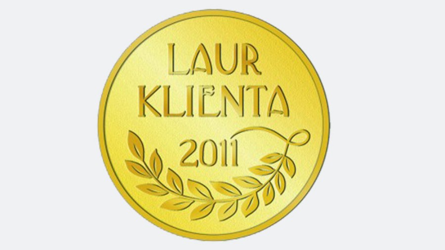 2011 rok - Zloty Laur Klienta 2011 rok - Zloty Laur Klienta