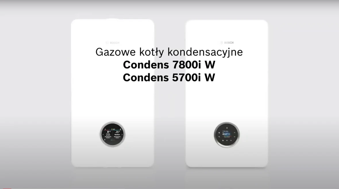 Gazowe kotły kondensacyjne Condens 7800i W i Condens 5700i W - Innowacyjny design i najwyższa jakość