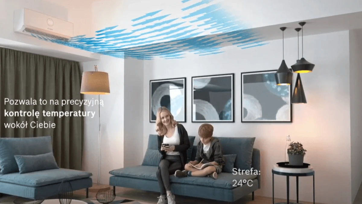 Klimatyzatory pokojowe Climate 5000i – Funkcja Follow Me