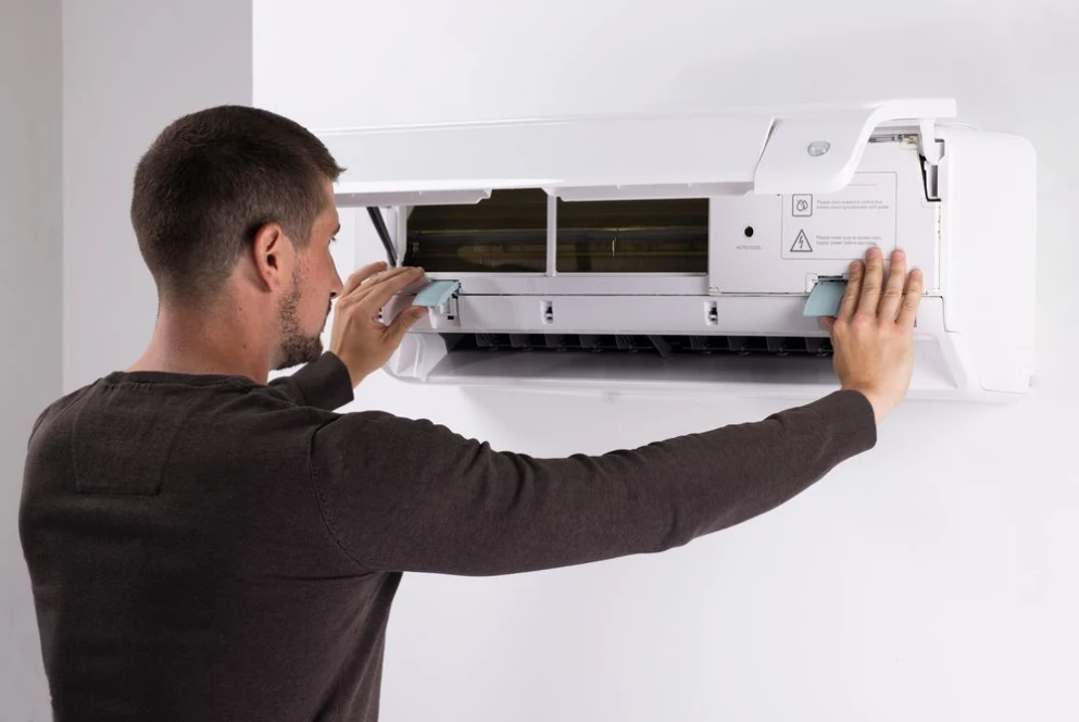 Manutenção ar condicionado unidade interior