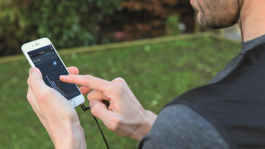 EasyControl: Man with smartphone