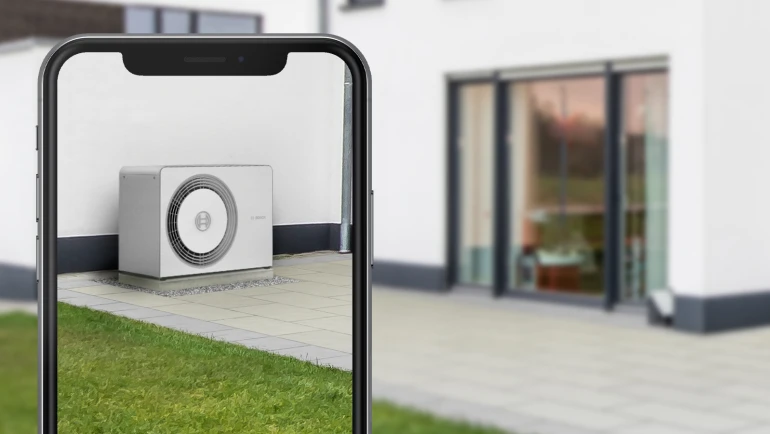 Ferramenta 3D para bombas de calor Bosch