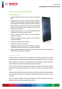 Coletor Solar 5000 Coletor Solar 5000