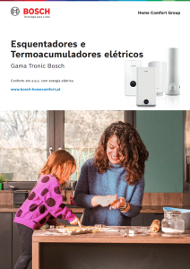 Catálogo Esquentadores Termoelétricos