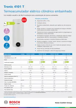 Ficha Termoacumulador Tronic 4101 T