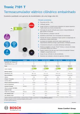 Ficha Termoacumulador Tronic 7101 T