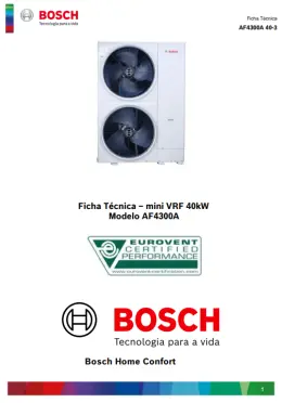 Mini VRF 40kW Modelo AF4300A (R410a) 40-3